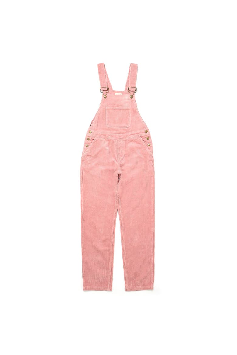 Adult Chunky Cord Overalls, Main, color, Pink