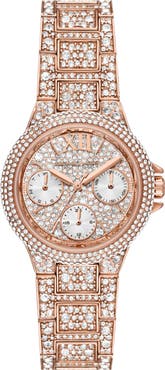 Michael Kors MICHAEL Michael Kors Camille Pavé Multifunction Bracelet Watch, 33mm