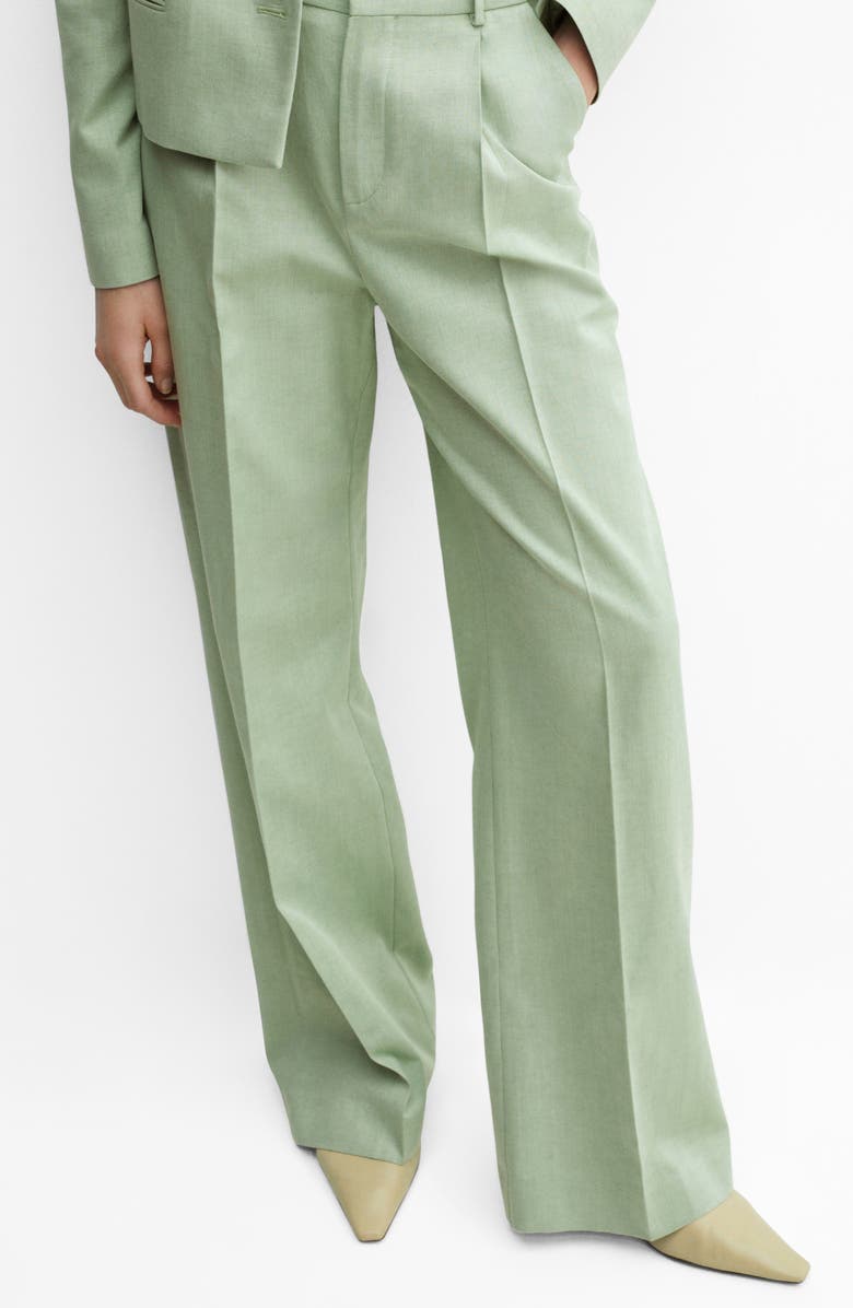 MANGO Sevilla Straight Leg Trousers, Main, color, 