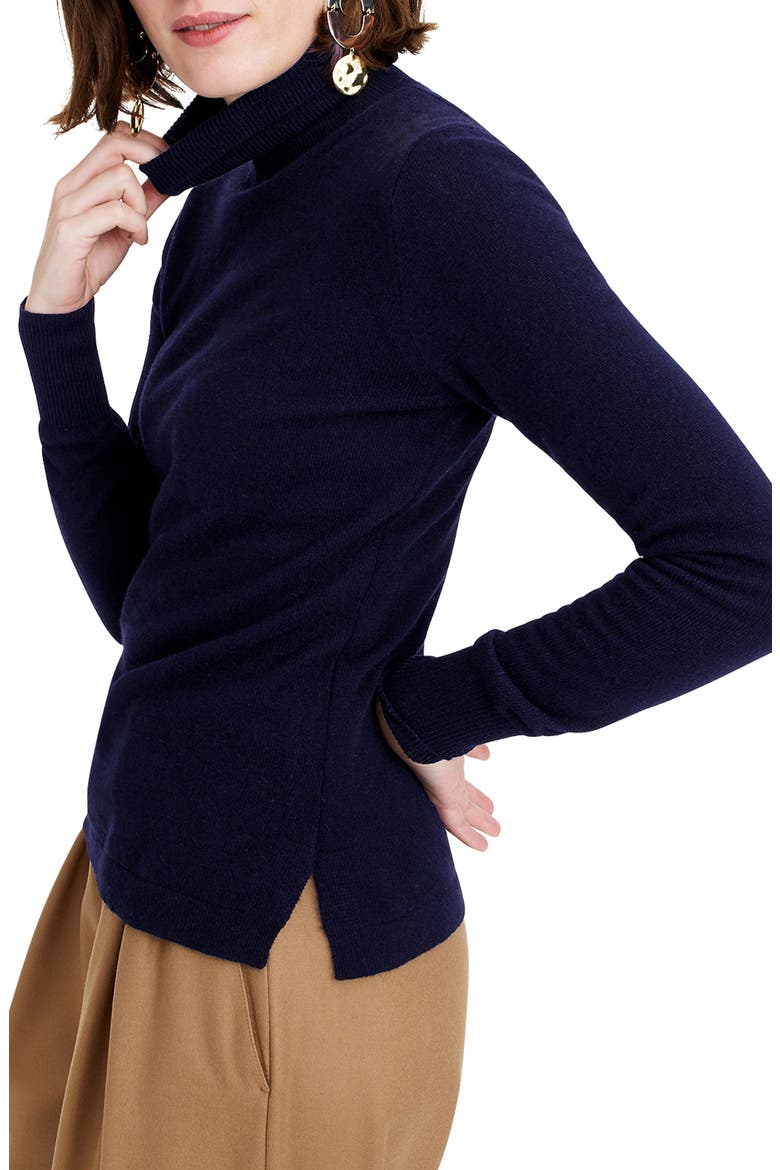 Everyday Cashmere Turtleneck Sweater, Main, color, NAVY