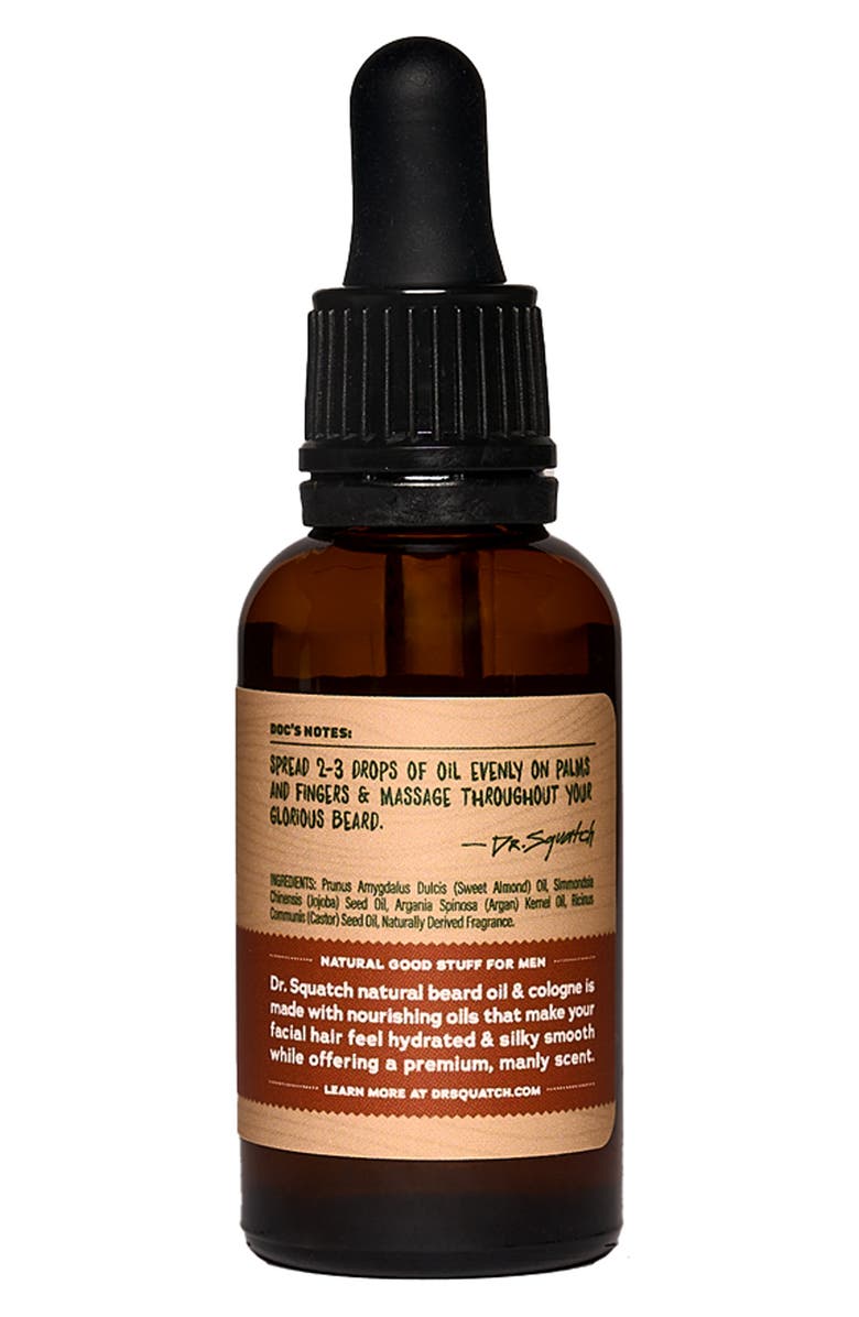 Dr. Squatch Fireside Bourbon Conditioning Beard Oil & Cologne, Alternate, color, 
