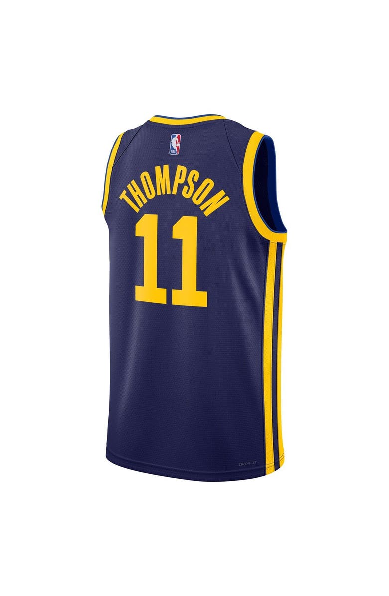 Jordan Brand Unisex Jordan Brand Klay Thompson Navy Golden State Warriors Swingman Jersey - Statement Edition, Alternate, color,