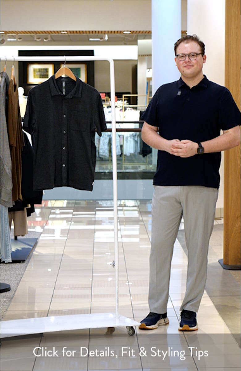 Ponto Short Sleeve Performance Button-Up Shirt, sales video thumbnail