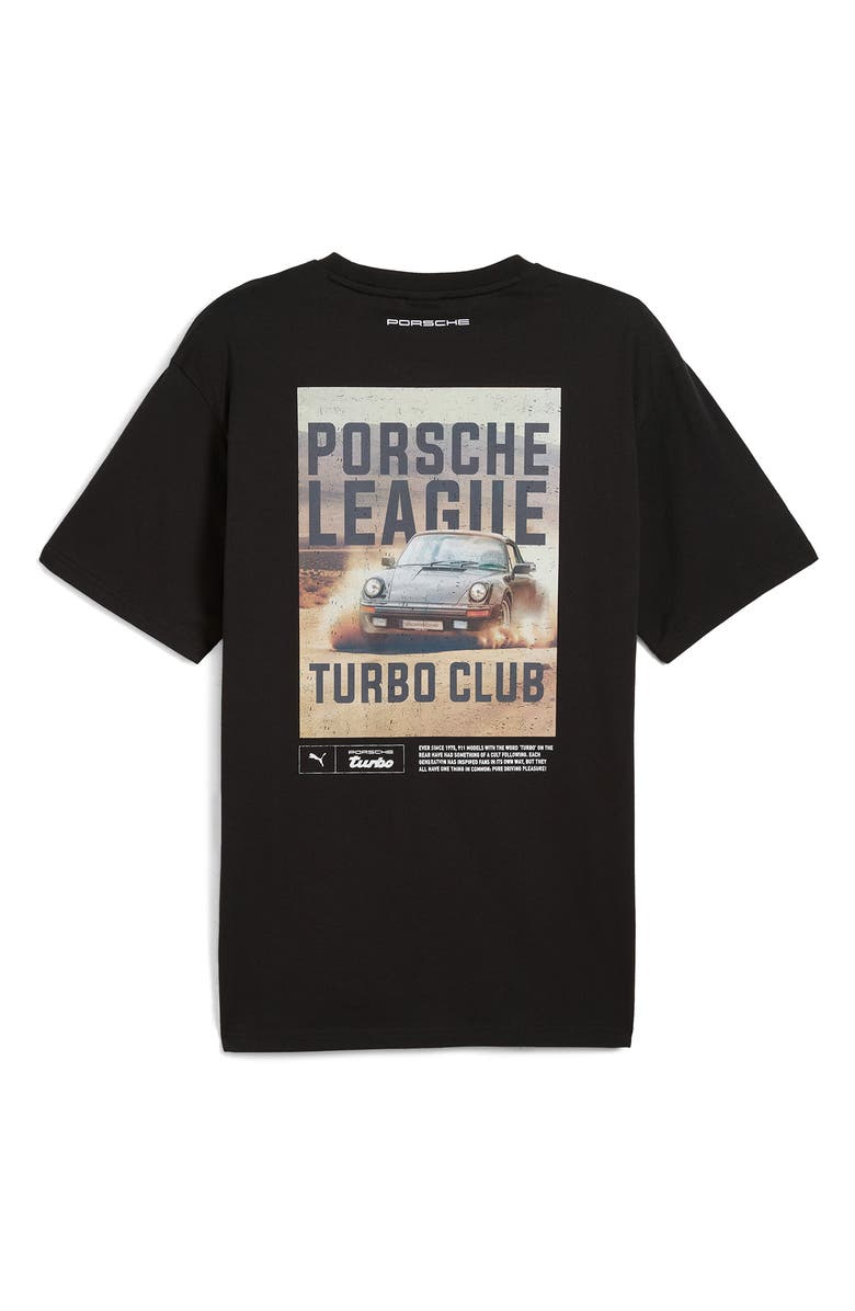 PUMA Porsche League 1 Graphic T-Shirt, Alternate, color, Puma Black