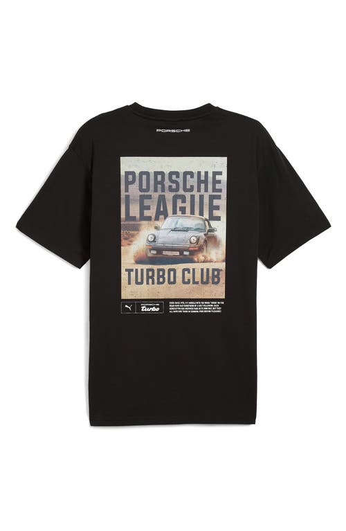 Puma Porsche League 1 Graphic T-shirt In Black