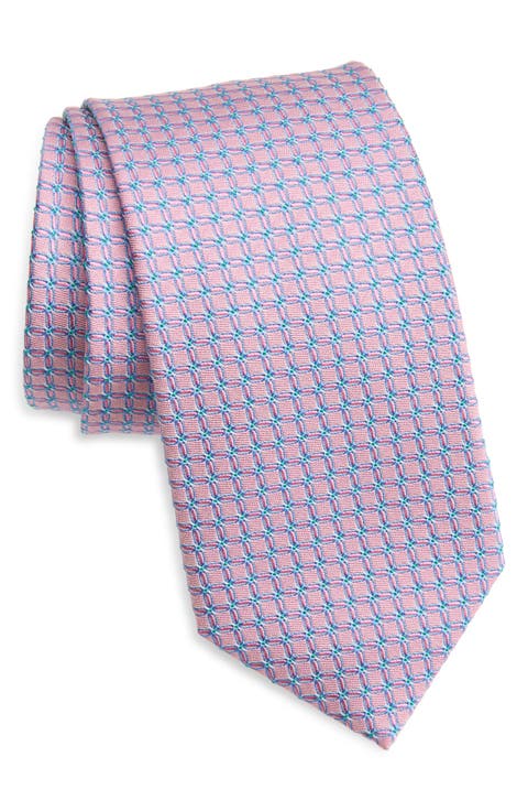 Neat Silk & Cotton Tie