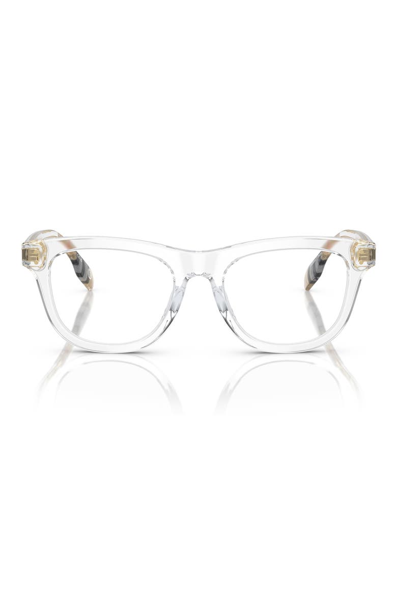 47mm Square Optical Glasses, Main, color, TRANSPARENT / DEMO LENS