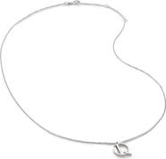 Monica Vinader Initial Pendant Necklace