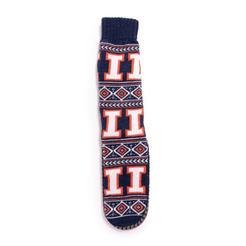 Muk Luks Gameday Slipper Socks In Blue