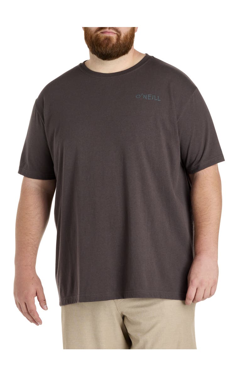 O'Neill Big & Tall Beachcomber Graphic Tee, Alternate, color, Graphite