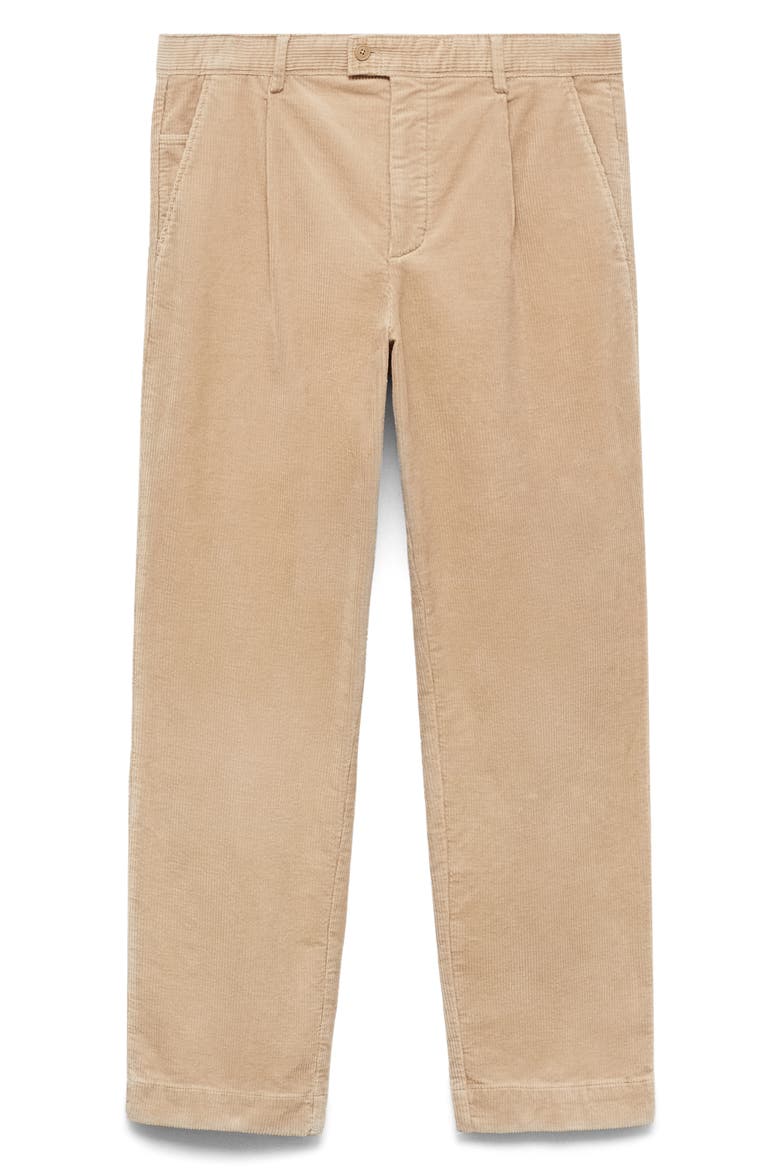 Straight Leg Corduroy Pants, Main, color, BEIGE