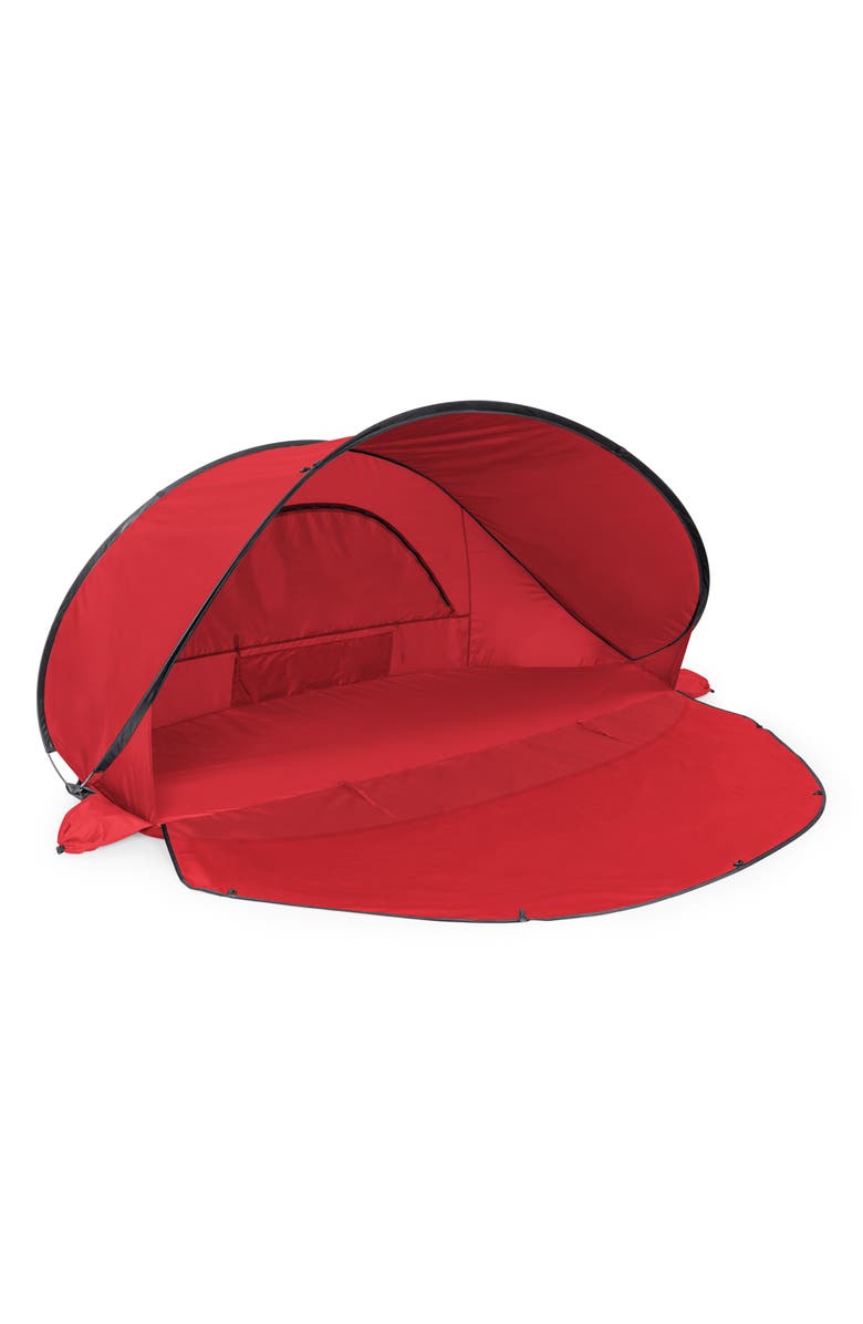 Picnic Time Manta Portable Beach Tent, Alternate, color, Red