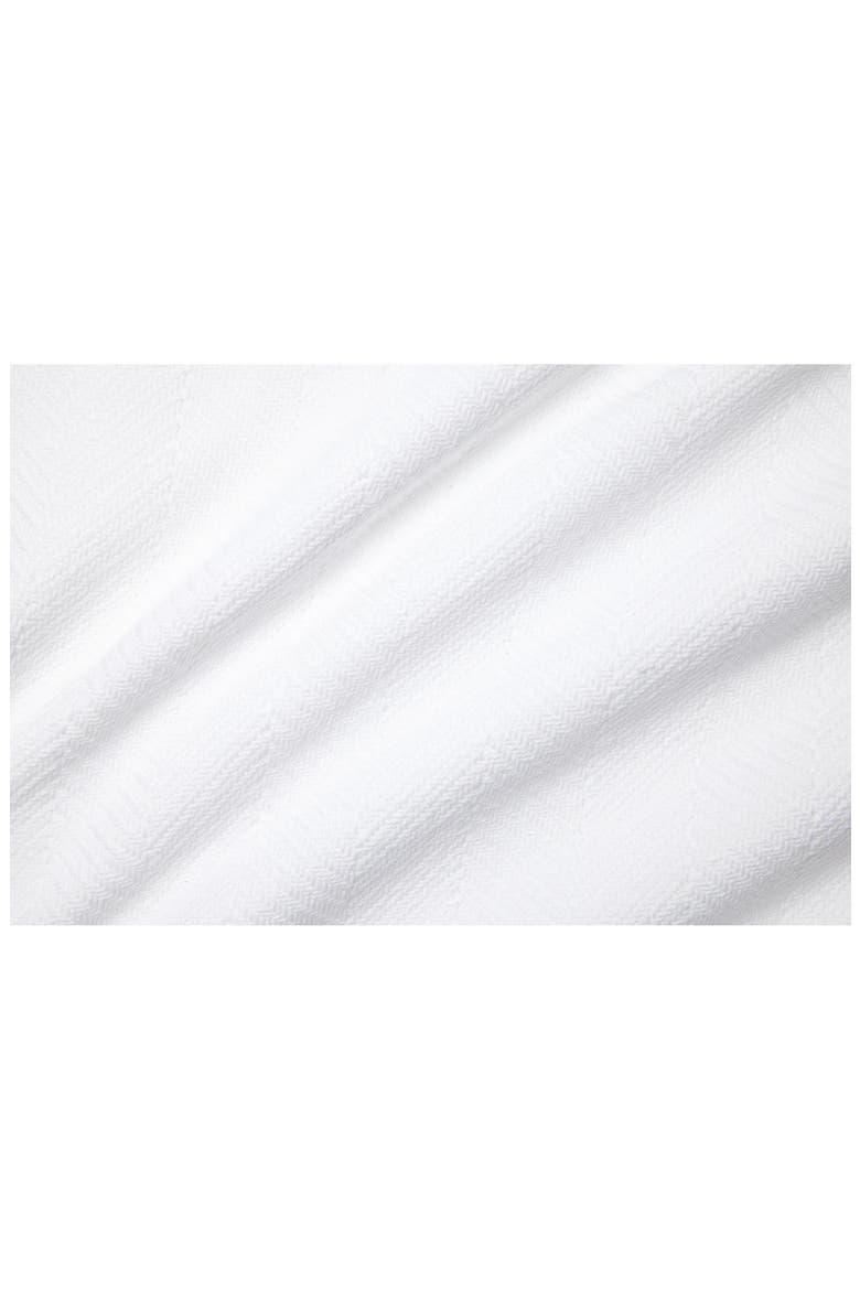 Camilo Herringbone Cotton Blanket, Alternate, color, WHITE/ WHITE