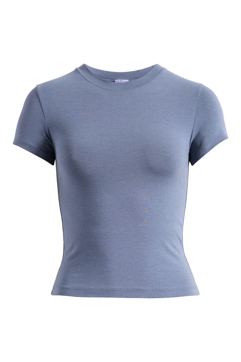 Softie Cotton Blend Tee, Alternate, color, GRISAILLE