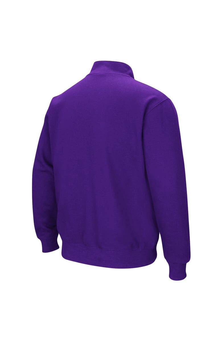 COLOSSEUM Men's Colosseum Purple Kansas State Wildcats Tortugas Logo Quarter-Zip Jacket, Alternate, color, Purple