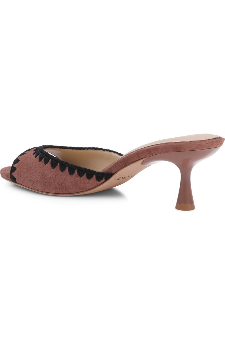 L'AGENCE Lexington Slide Sandal, Alternate, color, Hazel Suede