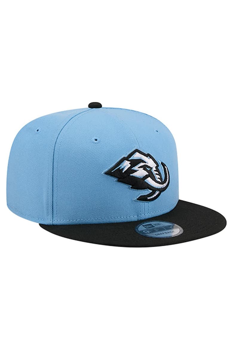 Men's New Era  Light Blue Utah Mammoth Two-Tone 9FIFTY Snapback Hat, Alternate, color, Light Blue