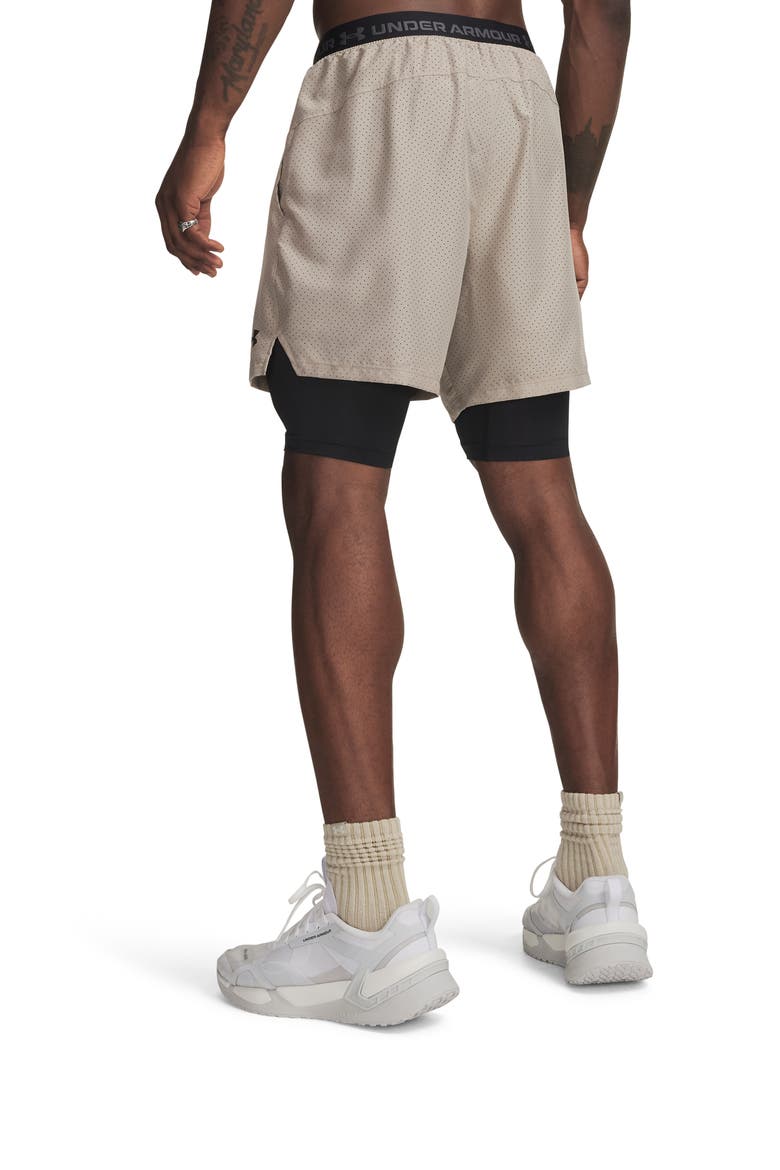 UA Vanish Woven 2.0 2-in-1 Shorts, Alternate, color, 203 TIMBERWOLF TAUPE