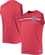 New Era Men's New Era Heathered Red Boston Red Sox Muscle Tank Top