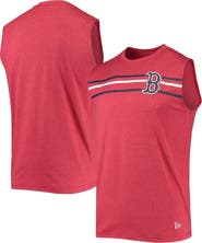 New Era Men's New Era Heathered Red Boston Red Sox Muscle Tank Top