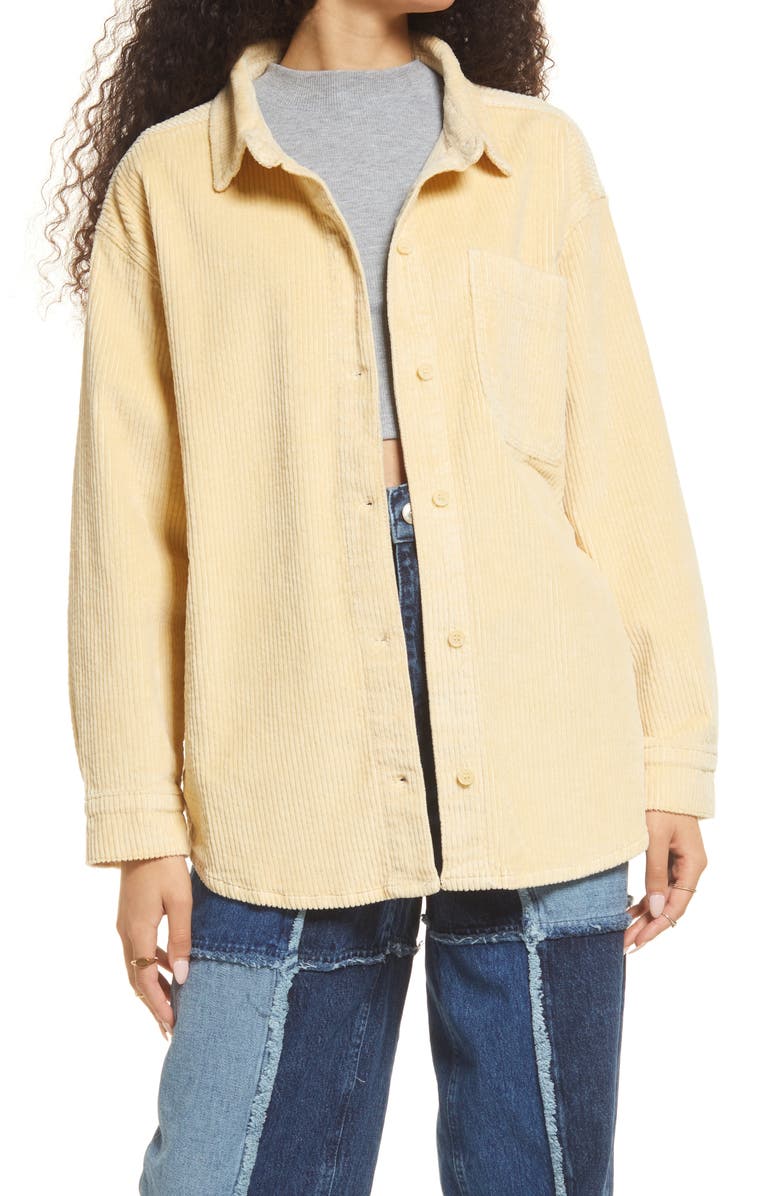 BP. Corduroy Shirt Jacket, Main, color,