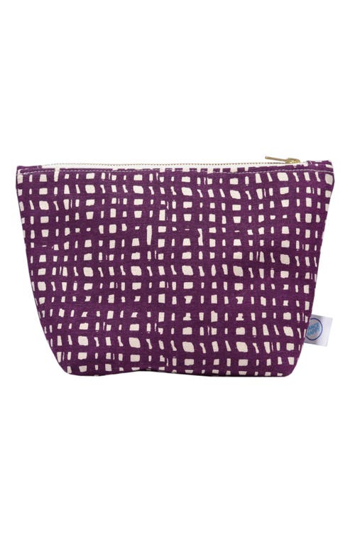 Dance Happy Ivy Cosmetic Bag In Italian Plum
