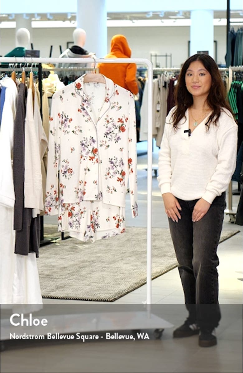 Brushed Hacci Short Pajamas, sales video thumbnail