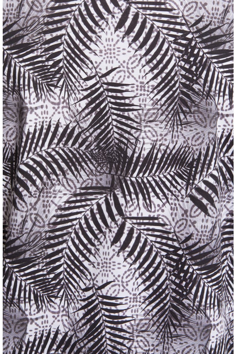 Digital Print Cotton Polo, Alternate, color, BLACK