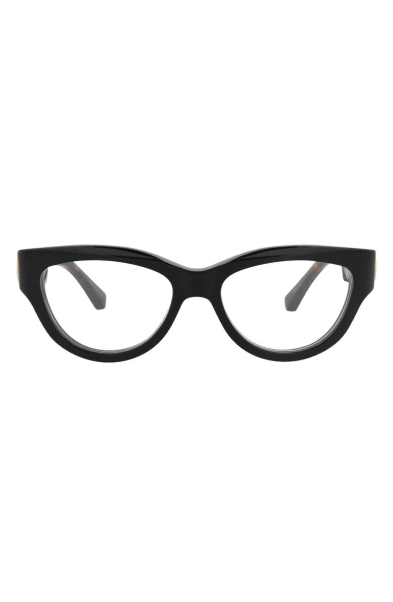 Gucci Optical Glasses, Main, color, Black Havana Transparent