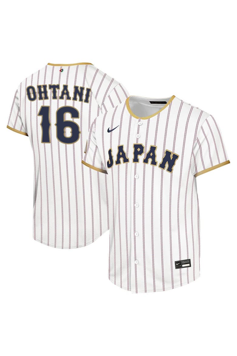 Nike Youth Nike Shohei Ohtani White Japan Baseball 2026 World