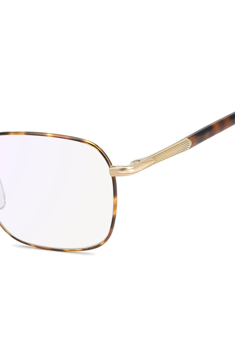 David Beckham Eyewear 52mm Square Optical Glasses, Alternate, color, 