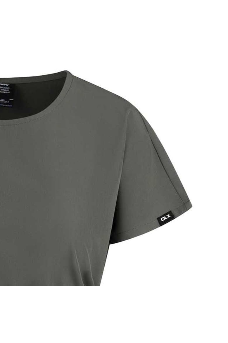 Lidia Round Neck Cotton Dress, Alternate, color, Herb