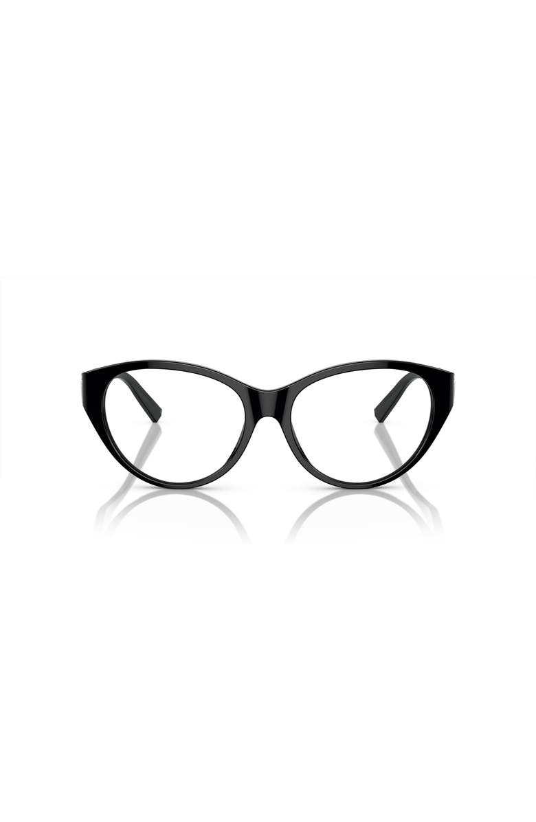 Tiffany & Co. 53mm Phantos optical glasses, Alternate, color, Black