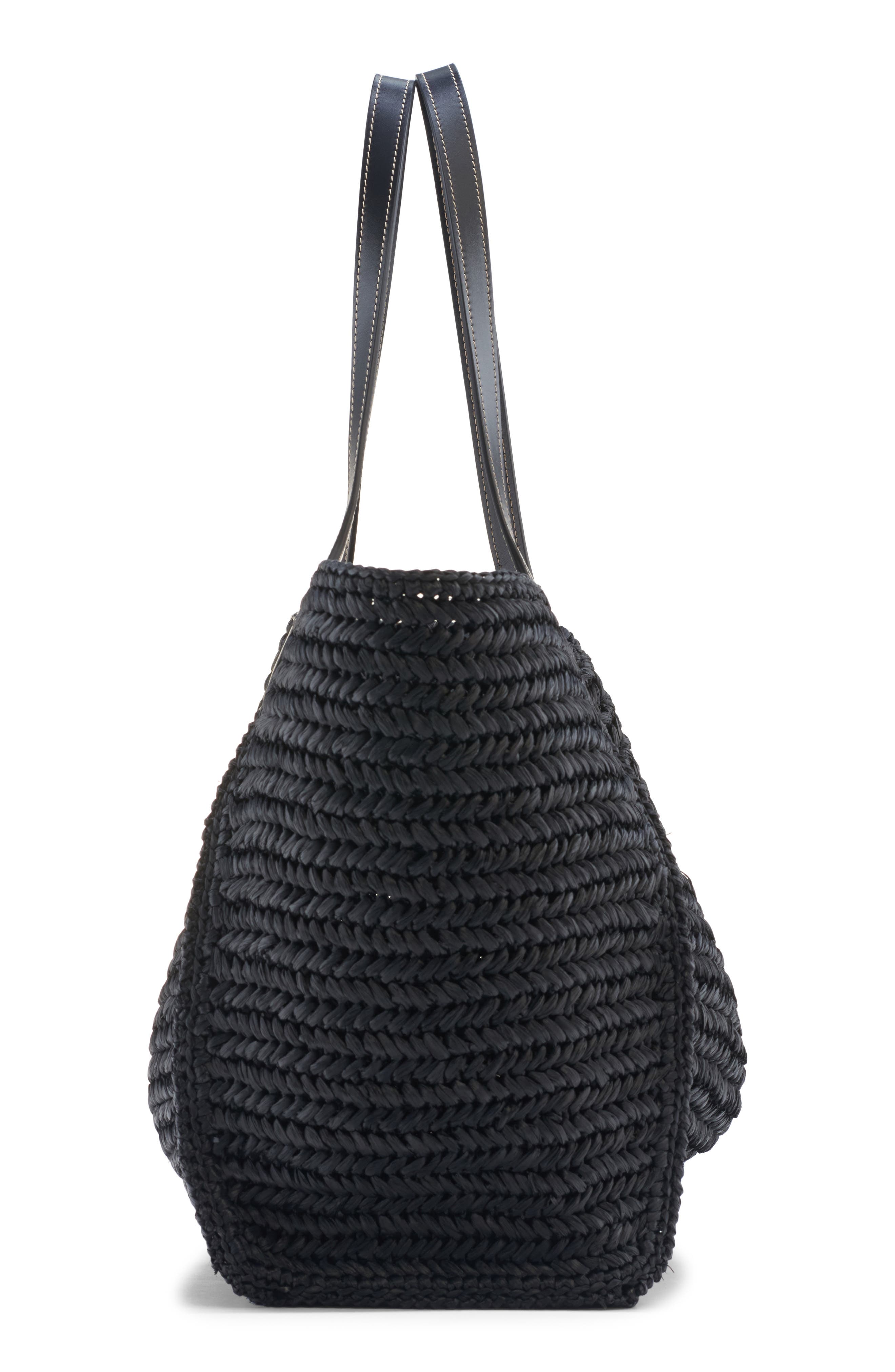 TOM FORD Large Tara Raffia Tote, Alternate, color, 