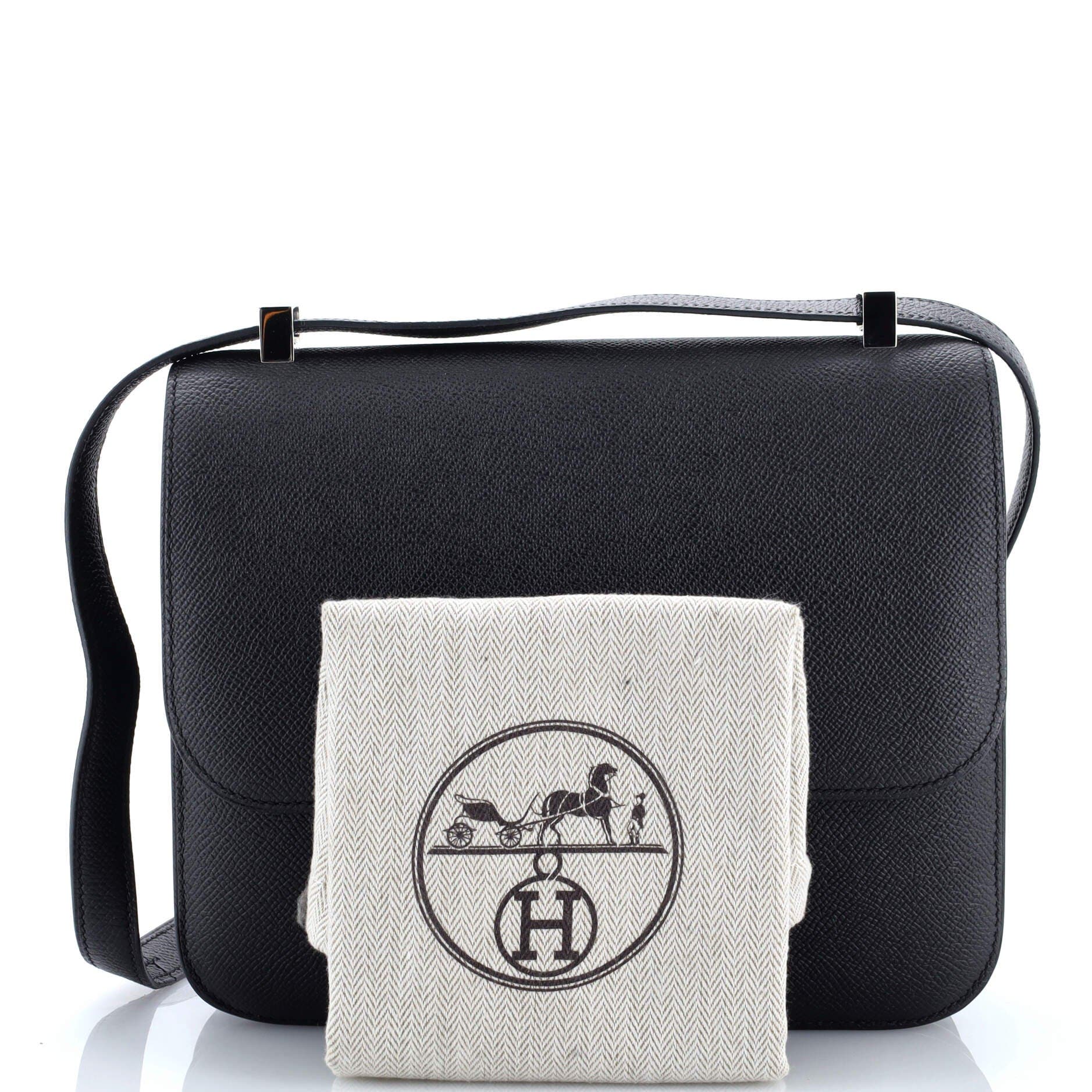 Pre-Owned Hermes Constance Bag Epsom 23, Alternate, color, Noir