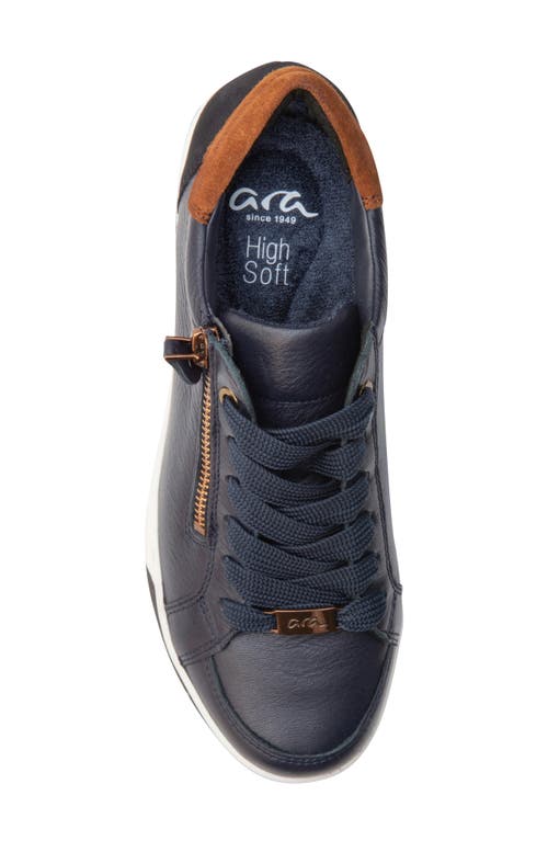 Ara Rei Low Top Sneaker In Blue