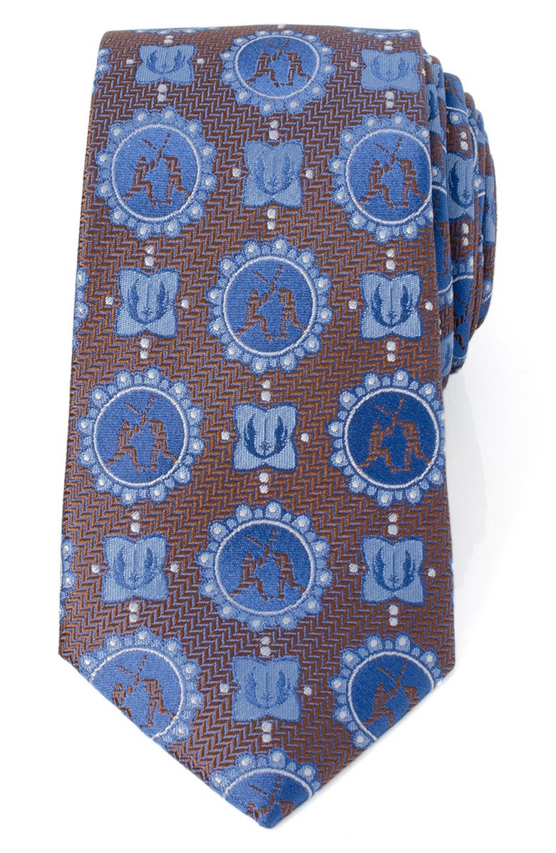 Cufflinks, Inc. Star Wars Lightsaber Battle Silk Tie, Main, color, Blue