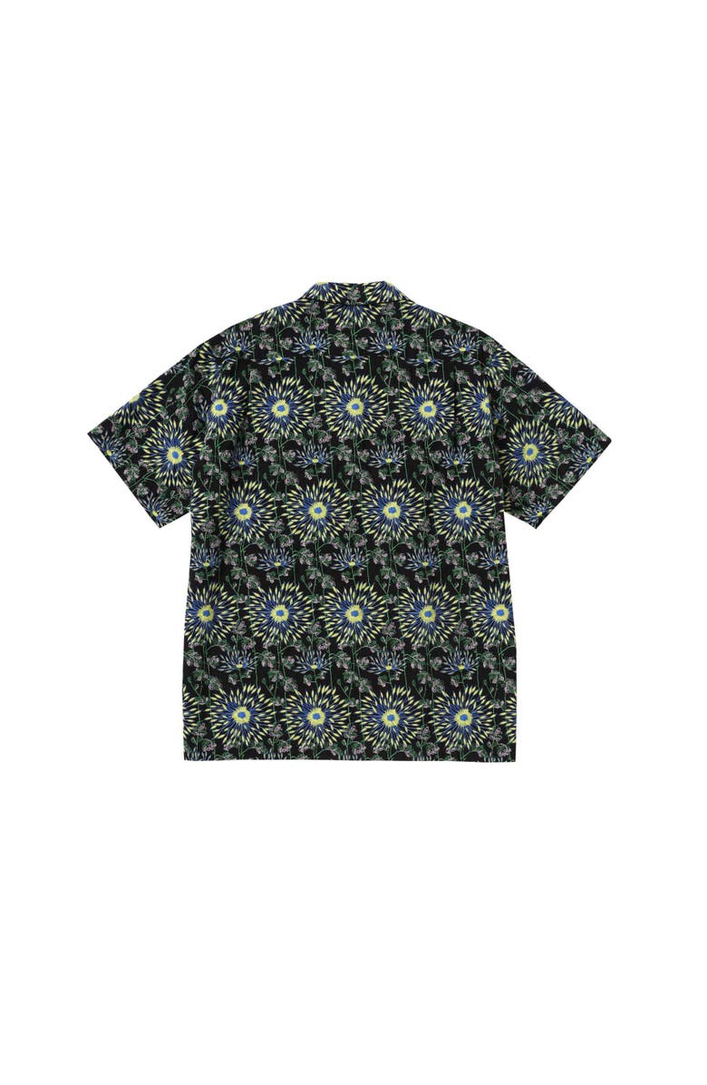 vowels Short Sleeve Firework Shirt, Alternate, color, Black