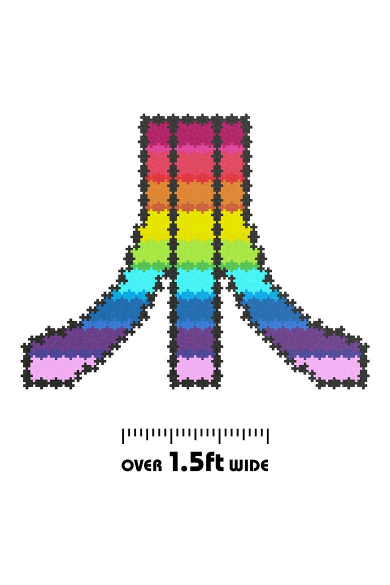 Atari Logo Puzzle by Number Set, Alternate, color, NO COLOR