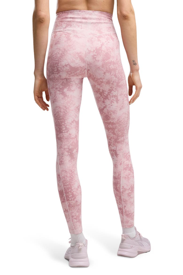 Cloudspun High Waist Full Length Tight Print Performance Leggings, Alternate, color, MISTY PINK