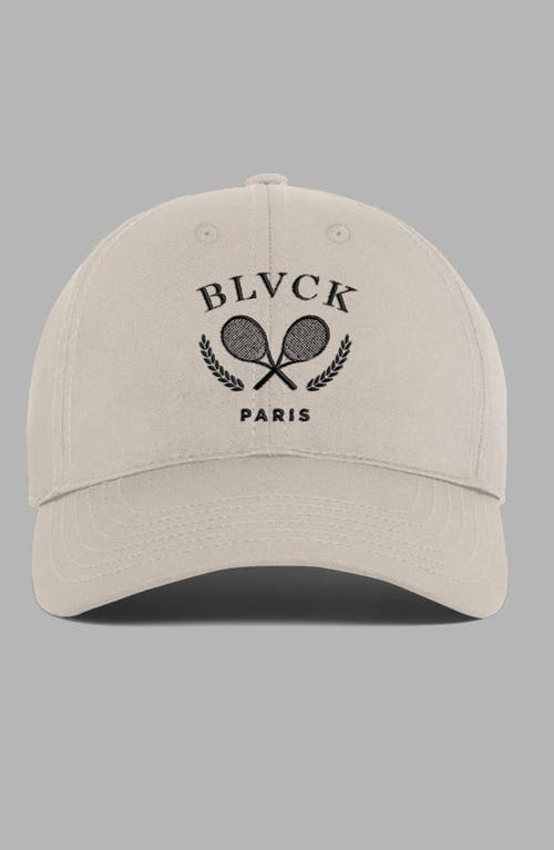 Blvck Paris Tennis Cap In Twilight Cream