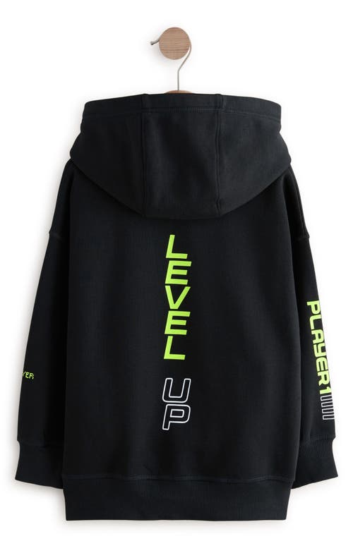 Next Kids' Level Up Controller Graphic Hoodie In Black