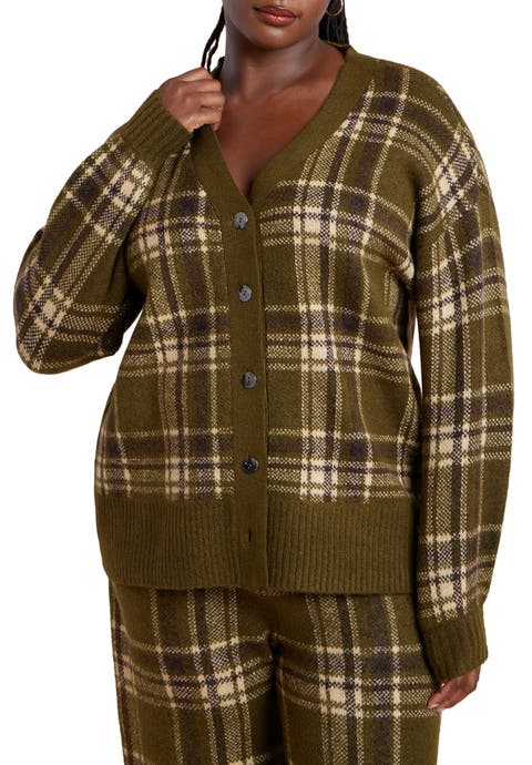 Printed Longline Cardigan