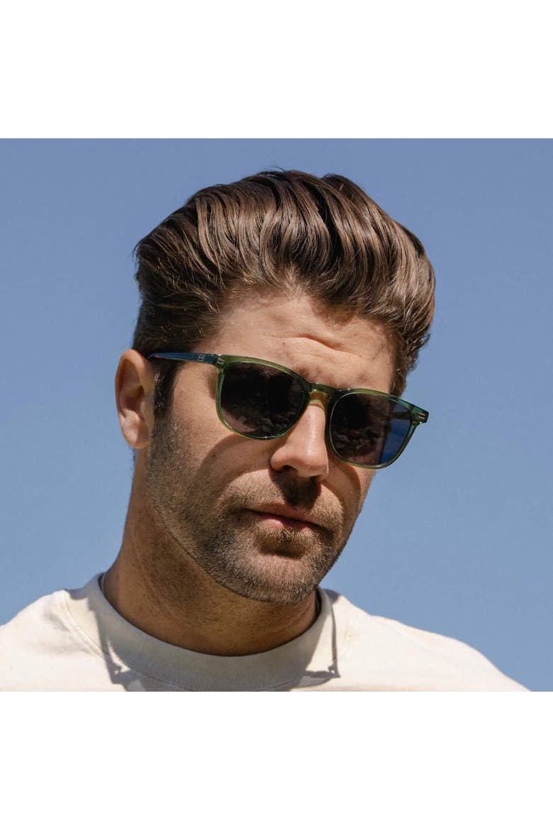 WMP Eyewear Nick - 51mm Polarized Rounded Square Sunglasses (Men