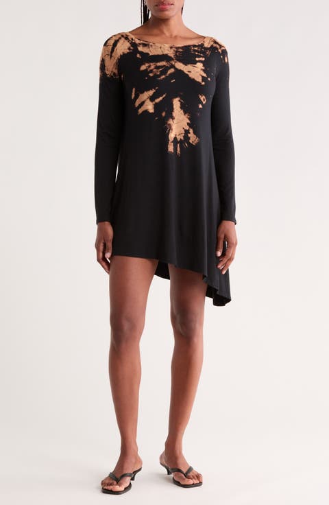 Boxy Garment Dyed Tunic Top