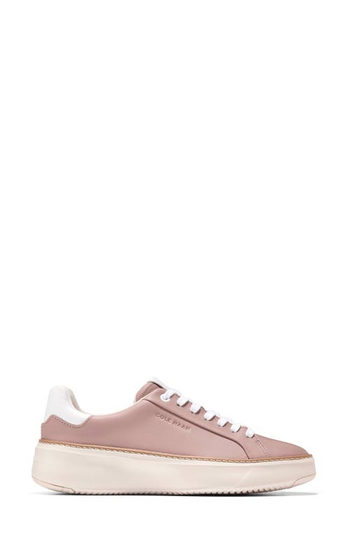 Shop Cole Haan Grandpro Topspin Sneaker In Fawn/white/crystal Gray