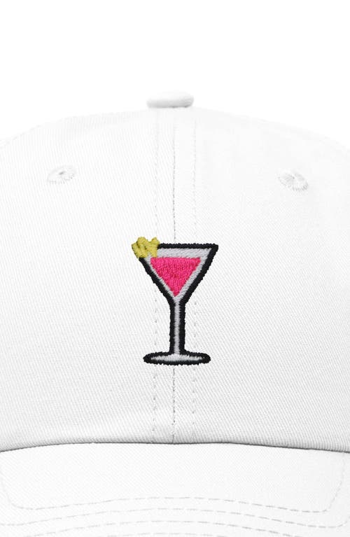 Dalix Cosmo Embroidered Casual Hat In White