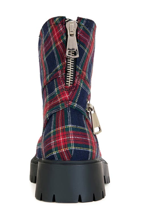 Azalea Wang Mohsen Lug Sole Bootie In Multi