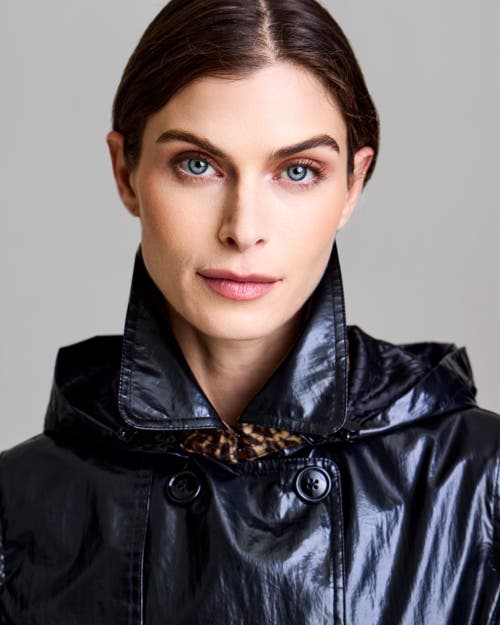 Jane Post Downtown Rain Trench In Black