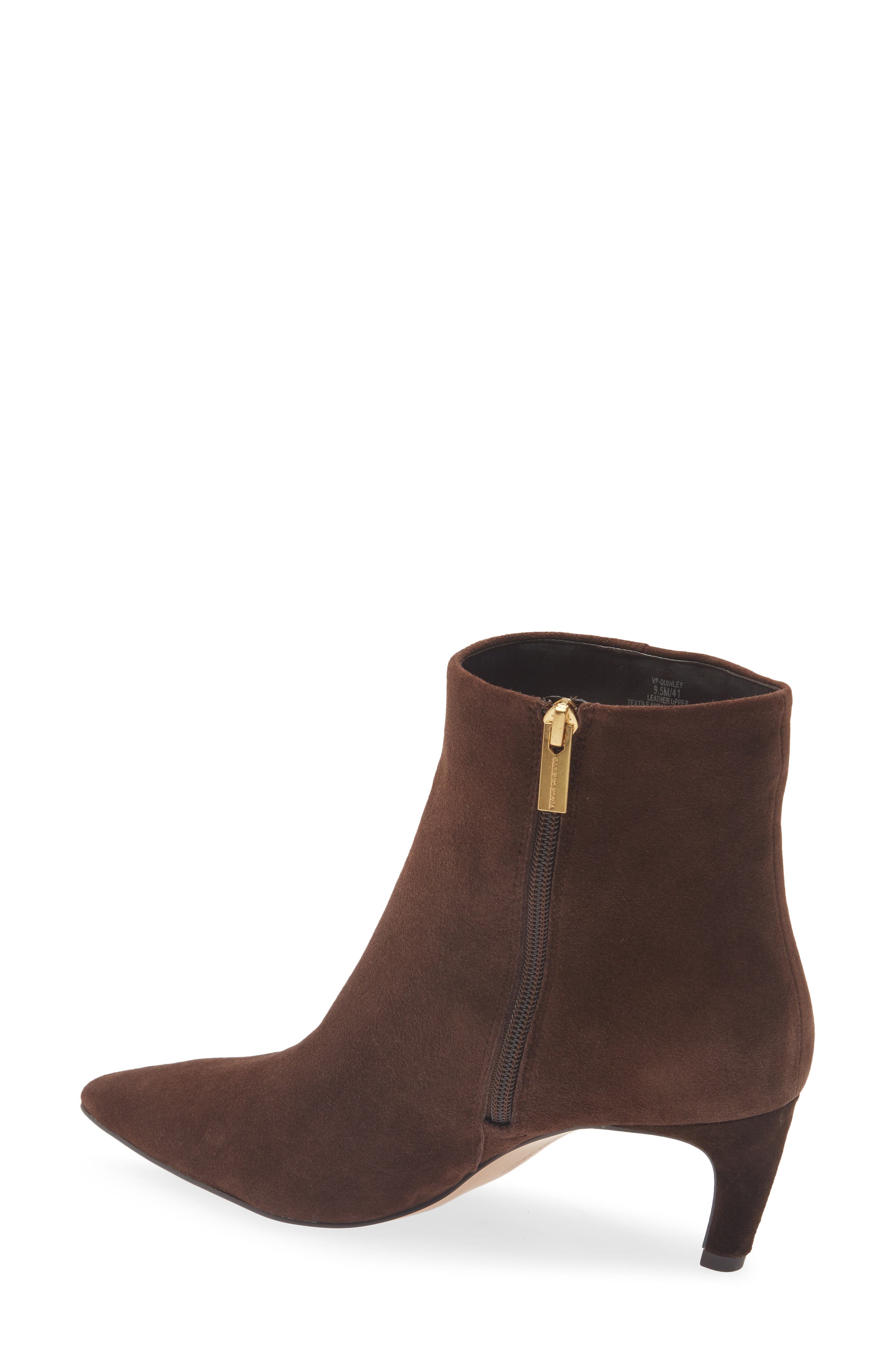 Quinley Leather Bootie, Alternate, color, BROWNIE SUEDE